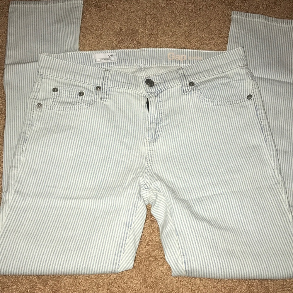 Gap Girlfriend Railroad Jeans 25R